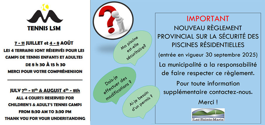 tennis lsm et piscine avis